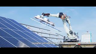 Trinabot PV module installation robot [upl. by Glovsky544]