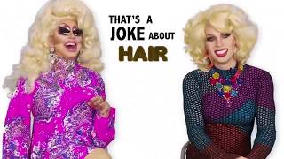 PUNS amp OTHER TERRIBLE JOKES  Trixie and Katya Compilation [upl. by Haet454]