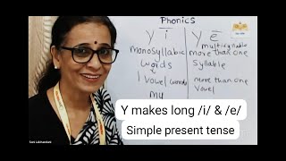 08th English Upcountry SLPhonicsLetter Yacts as a vowelYmakes longeampiSimple present tense [upl. by Assirral570]