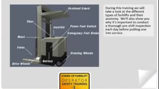 Online Forklift Training Preview Stand Up [upl. by Gazzo790]