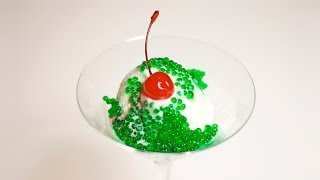 Molecular Gastronomy  Mint Caviar Recipe [upl. by Ainnat]