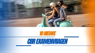 10 NIEUWE CBR VRAGEN l Jouwscooterrijbewijs [upl. by Nesyrb]