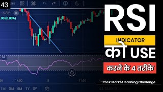 How to use RSI Indicator  RSI indicator explained in hindi stockmarket indicator [upl. by Salas36]