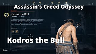 Assassins Creed Odyssey Kodros the Bull Delian League Cultist Lesbos [upl. by Ihsoyim154]