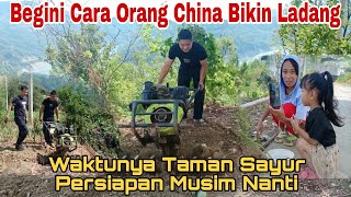 BEGINI CARA ORANG DI PEDESAAN CHINA‼️SIAPIN LADANG UNTUK TAMAN SAYUR PERSIAPAN MUSIM DINGIN NANTI [upl. by Barney]