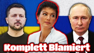 Sahra Wagenknecht BLAMIERT sich zur UKRAINE [upl. by Jehu]