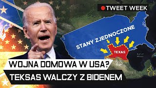 AMERYKA na krawędzi WOJNY Co dzieje się TEKSASIE tweetweek [upl. by Legir]