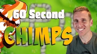 60 Second Strategy Monkey Meadow CHIMPS BTD6 [upl. by Perusse]