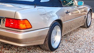 Mercedes 500SL r129 1992  Soft top operation [upl. by Ymmaj]