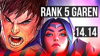 GAREN vs IRELIA TOP  Rank 5 Garen 6 solo kills Legendary  EUW Challenger  1414 [upl. by Luci]