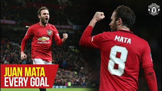 Juan Mata  Every Goal for Manchester United [upl. by Ennayar335]