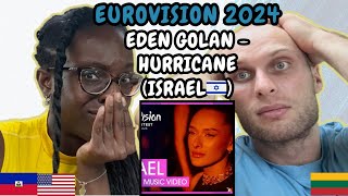 REACTION TO Eden Golan  Hurricane Israel 🇮🇱 Eurovision 2024  FIRST TIME HEARING HURRICANE [upl. by Nirrad34]