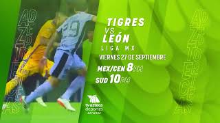 ¡Tigres vs León Duelo clave del Apertura 2024 [upl. by Sallyanne]