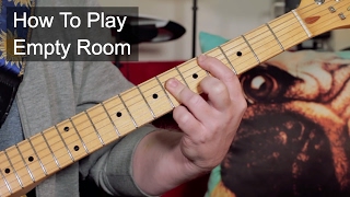 How to Play Empty Room Prince Guitar Lesson [upl. by Aihsenrad]