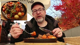 Traditional Jewish Beef Stew Tzimmes  At Ptaszyl Restaurant Kazimierz Kraków  Jan Tom Yam [upl. by Cesaro]