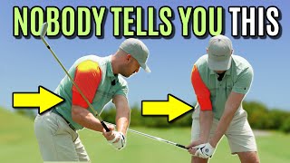 The TRICK To Leading With The Right Shoulder In The Downswing [upl. by Donaghue281]