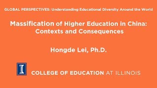 Massification of Higher Education in China [upl. by Aplihs42]