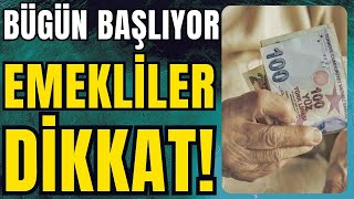 Bugün emekli hesaplarına yatacak Başvuru için neler yapılmalı haber sondakika [upl. by O'Neil467]