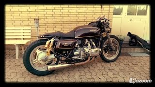 Cafe Racer Honda Goldwing motorcycle ride GoPro [upl. by Assiralk68]