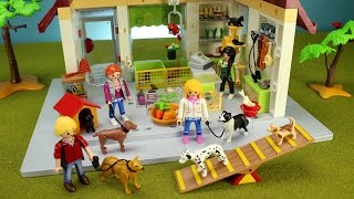 Playmobil City Life Pet Store Playset with Dogs Animals  Fun Toys For Kids [upl. by Hareema]