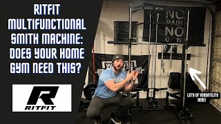 Ritfit Multifunctional Smith Machine Garage Gym Review Does Your Home Gym Need This Budget Option [upl. by Ycnalc]