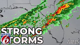 TIMELINE Severe Storms Likely In Florida 432024 [upl. by Keele]