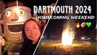 Dartmouth 2024 Homecoming Vlog  Bonfire amp Football [upl. by Edac470]