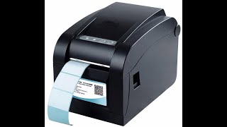 Imprimante code à barre Xprinter 350B [upl. by Ailaroc379]