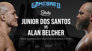 Gamebred BKMMA Junior Dos Santos vs Alan Belcher FULL EVENT [upl. by Arretahs186]