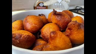 Yeast and Baking Powder Fritters Recipe [upl. by Ahsatsana]