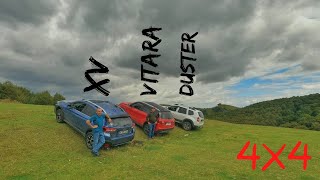 Vitara BoosterJet • XV • Duster  4x4 [upl. by Annazor]