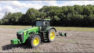 A VERY SLOW JOB MOLE PLOUGHING WITH THE JOHN DEERE [upl. by Melmon537]