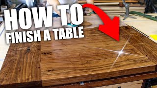 How to Apply Rubio Monocoat to a Table [upl. by Siroled]