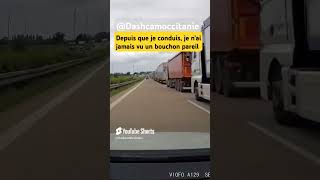 Le grand délire  autobahn dashcam automobile route dashcamfrance dashcamoccitanie fail fyp [upl. by Adnotal]