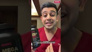 GNC’s Mega Men Sport Multivitamins recommended for an athletes body  Trusted by Dr Manan Vora [upl. by Sorel]