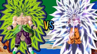 Who is Strongest Goku vs Broly all forms to Infinity goku broly dbs [upl. by Fanchie]