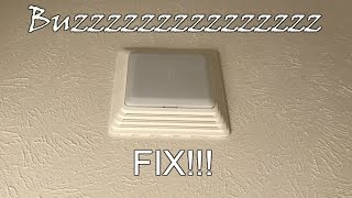 FAST Bathrom Exhaust Fan Vibration Fix [upl. by Annairt]