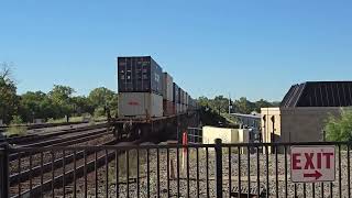 Railfanning the BNSF Amtrak and UP in Joliet IL 090724 Part 12 [upl. by Ahsart]