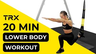 TRX Workouts  20 Minute Lower Body For Beginners at Home [upl. by Rebna]