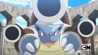 mega charizard vs mega blastoise  pokemon xy special episodes  alain vs ash  pokemon in hindi [upl. by Japheth]