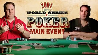 World Series of Poker Main Event 2004 Day 4  The Epic Mike Matusow vs Greg Raymer Fight WSOP [upl. by Akirahs12]