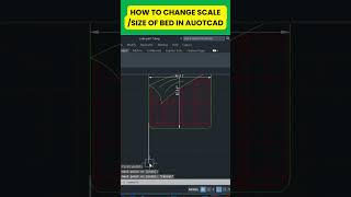 Change size of bed command in Autocad quotMastering AutoCAD autocadshorts [upl. by Clance]