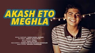 Akash Eto Meghla  Mahtim Shakib  Tasnuv Nawal  Cover [upl. by Erialb]