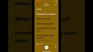 Need 2 • Pinegrove fypシ゚viral myspotify lyrics spotifymusic audio spotifysingle [upl. by Aicinad]