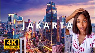 Jakarta Indonesia 🇮🇩 in 4K ULTRA HD 60FPS by Drone Reaction [upl. by Rhiana172]