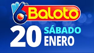 Resultado del Baloto del Sábado 20 de Enero de 2024 Ganador 😱🤑💰💵 [upl. by Dachia]