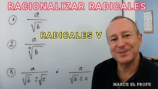 Racionalizar Radicales [upl. by Rech]