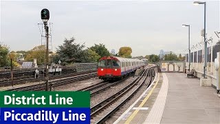 LU SlowFast Trains on the DistrictPiccadilly Lines  Part 1 [upl. by Veta]