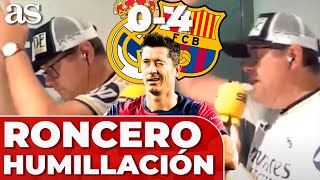 El CALVARIO de RONCERO en el REAL MADRID  BARCELONA 04 SUFRIMIENTO TOTAL  REACCIÓN RONCERO [upl. by Aitetel]