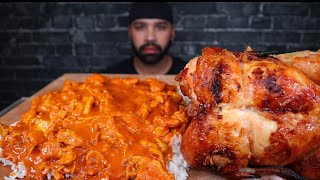 ASMR ROTISSERIE CHICKEN amp CHICKEN TIKKA MASALA MUKBANG [upl. by Warrenne842]